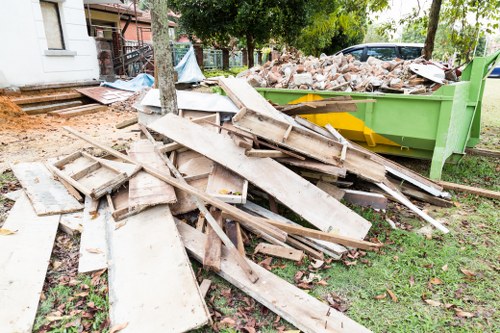 Professional loft clearance team at work in Bounds Green